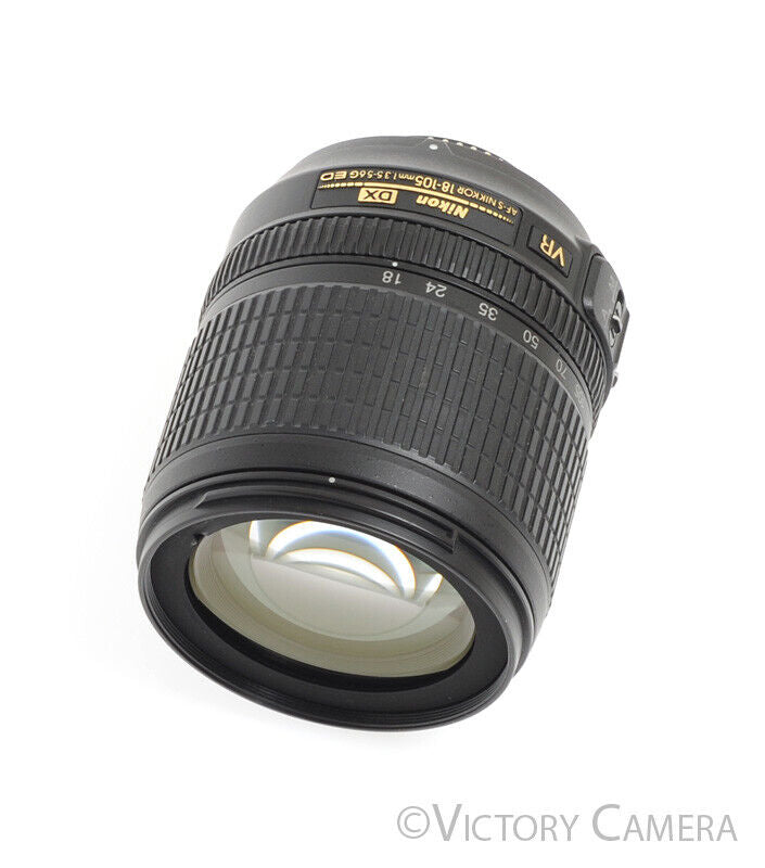Nikon Nikkor AF-S 18-105mm f3.5-5.6 G DX VR ED Zoom Lens -Clean- - Victory Camera