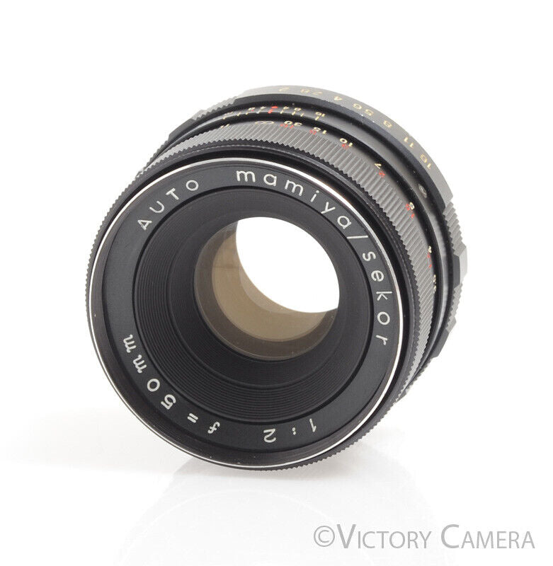 Mamiya Auto Sekor 50mm f2 Prime Lens for M42 Screw Mount - Victory Camera