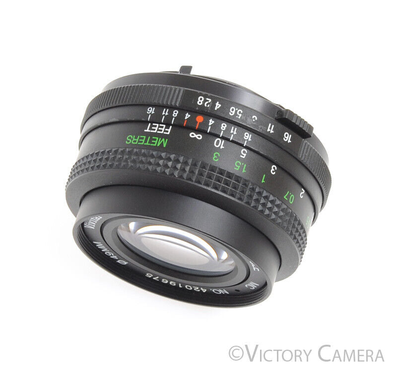 Vivitar 28mm F2.8 MC Wide-Angle Prime Lens for Olympus OM Mount - Victory Camera