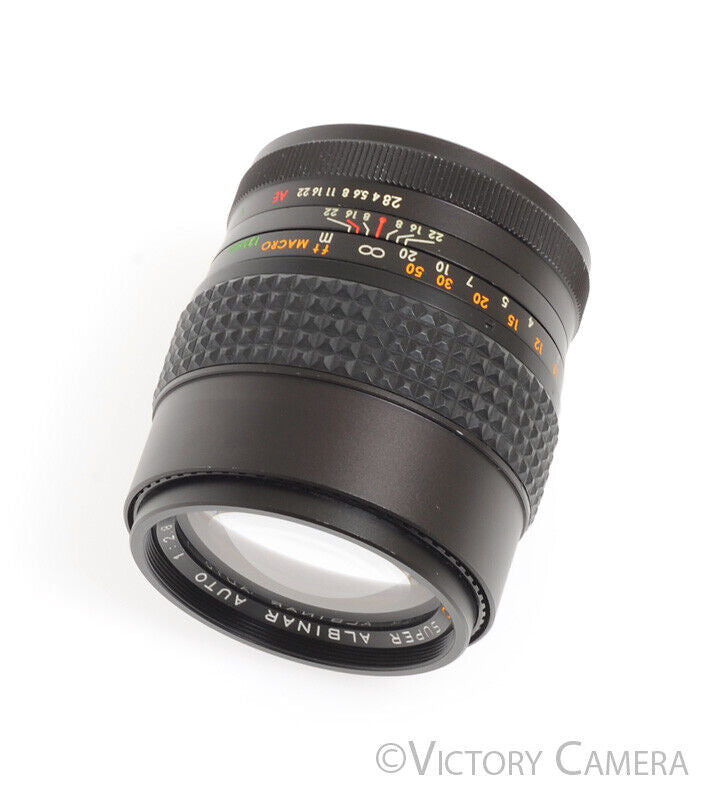 Super Albinar Auto MC 135mm f2.8 Macro Telephoto Prime Lens for Minolta -Clean- - Victory Camera