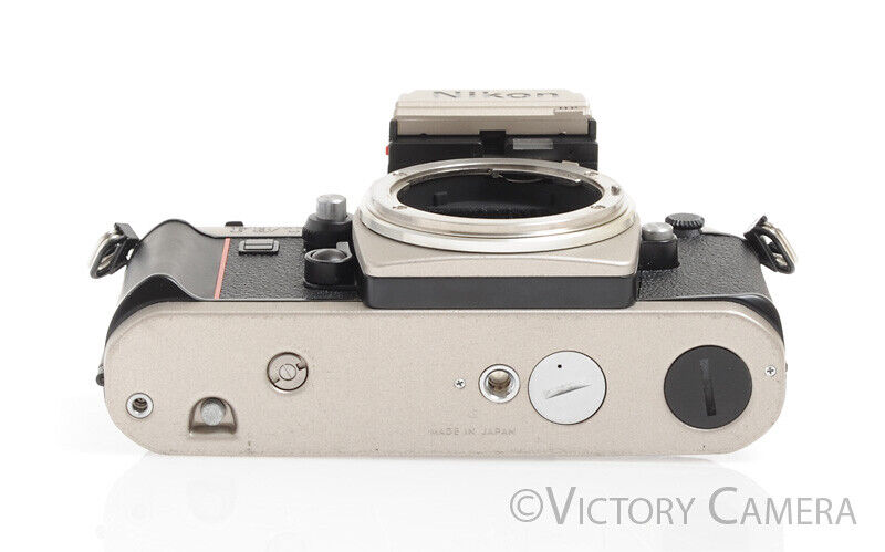 Nikon F3/T HP Champagne Titanium 35mm Film Camera Body -Mint-