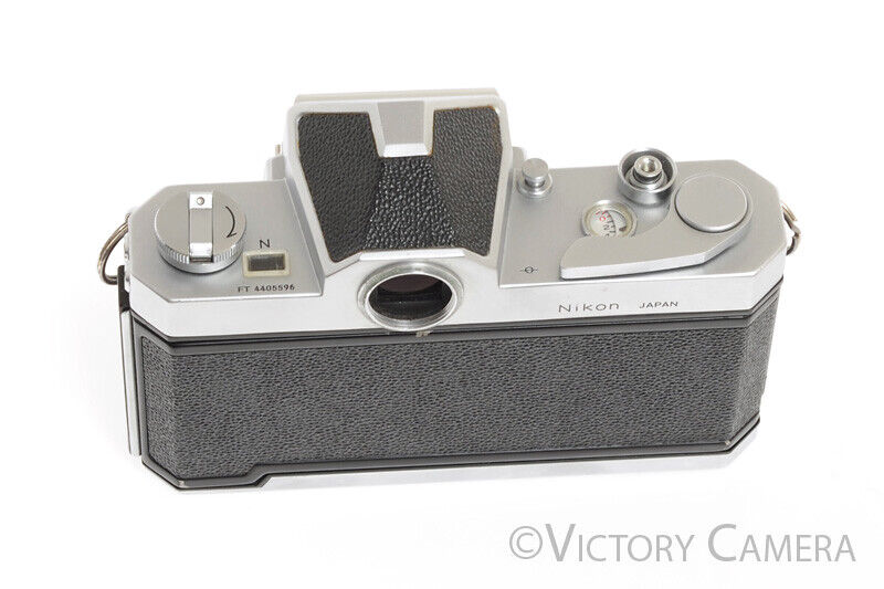 Nikon Nikkormat FT-N FTN Chrome 35mm Film Camera Body -Clean, Good Seals- - Victory Camera