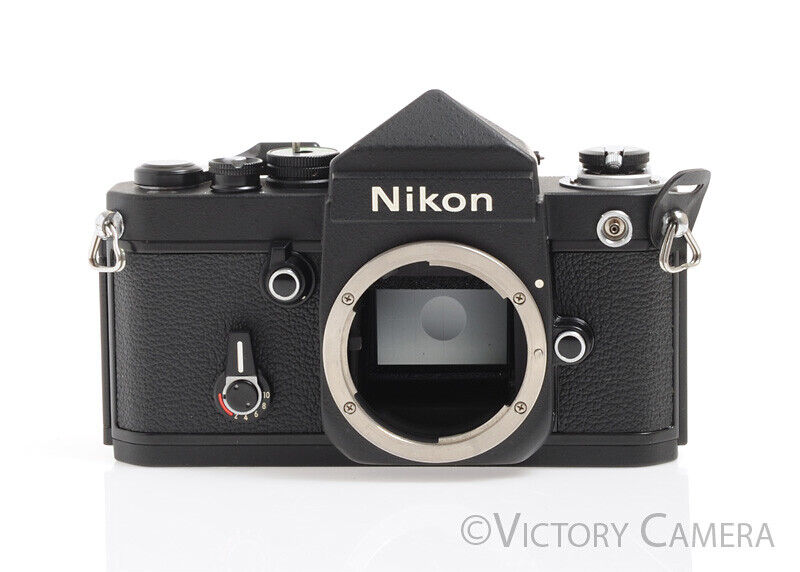 Nikon F2 Black Titan &quot;No Name&quot; Black 35mm SLR Camera -Mint- - Victory Camera