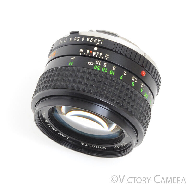 Minolta MD MC Rokkor-PG 50mm f1.4 Prime Lens -Clean- - Victory Camera