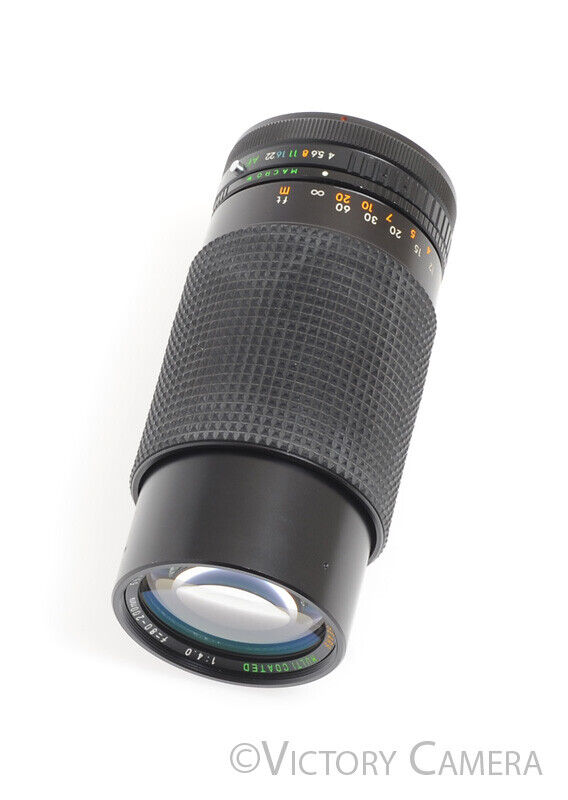 Sears Auto 80-200mm f4 Multi Coated Telephoto Zoom Lens for FD Mount -Clean-