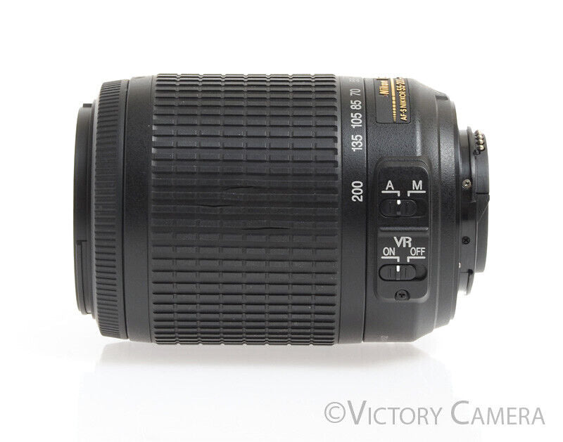 Nikon AF-S Nikkor 55-200mm f4-5.6 G ED DX VR Telephoto Zoom Lens -Clean w/ Shade- - Victory Camera