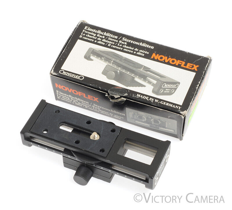 Novoflex Focusing Rack Stereo Rack Castel-K -Mint In Box- [EXC+] - Victory Camera