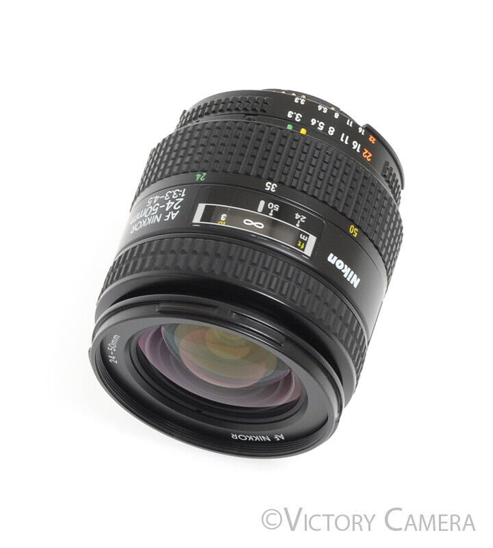 Nikon Nikkor AF 24-50mm f3.3-4.5 Autofocus Zoom Lens -Clean- - Victory Camera