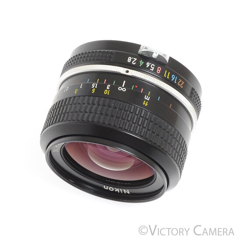 Nikon Nikkor 24mm f2.8 non-AI (Late Version) Wide Angle Lens -Clean-