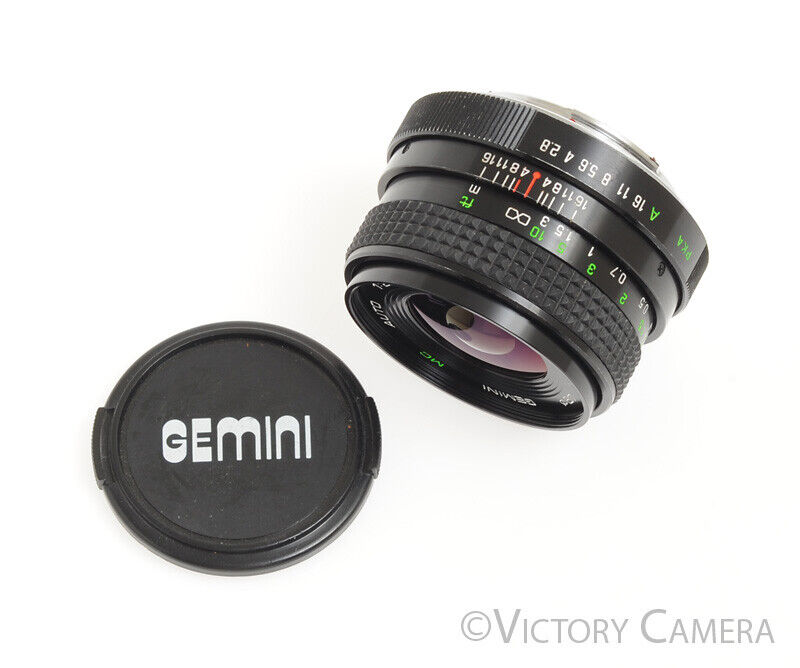 Gemini MC Auto 28mm f2.8 Wide Angle Prime Lens for Pentax K Mount -Clean-