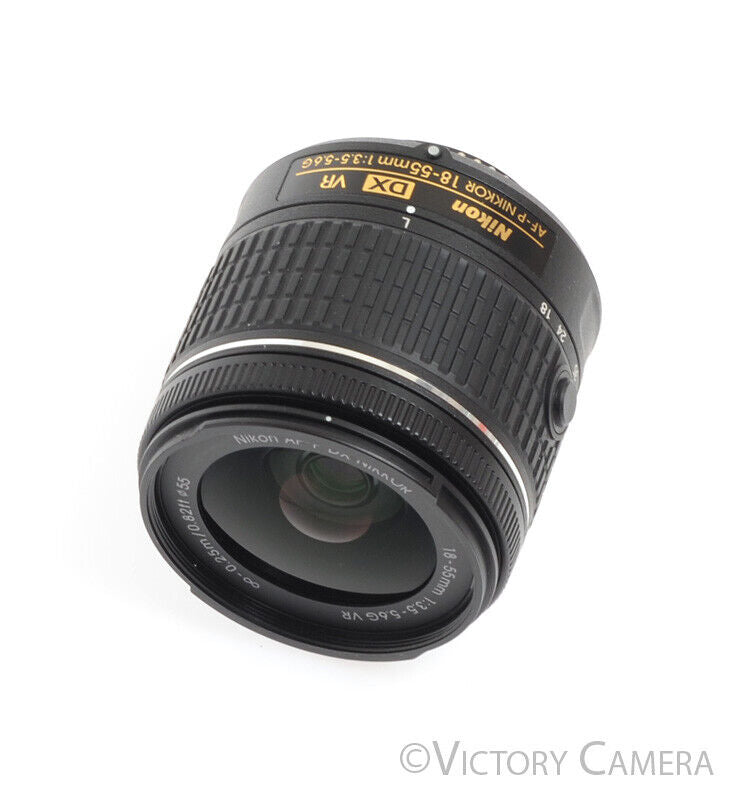 Nikon AF-P 18-55mm f3.5-5.6 G DX VR Autofocus Zoom Lens -Clean-