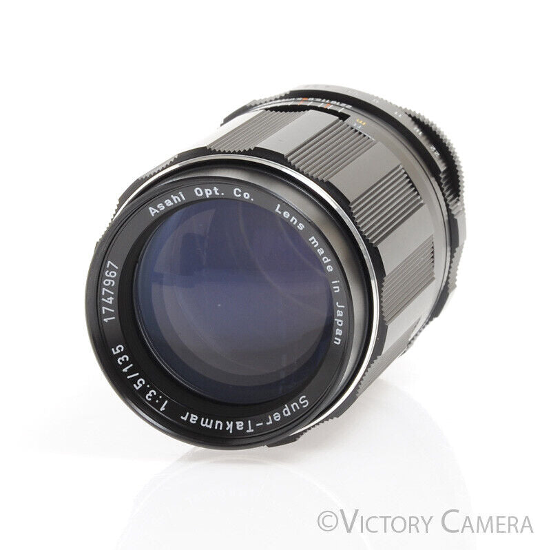 Pentax Super-Takumar 135mm F3.5 M42 Mount Portrait Lens -Clean in Case- - Victory Camera