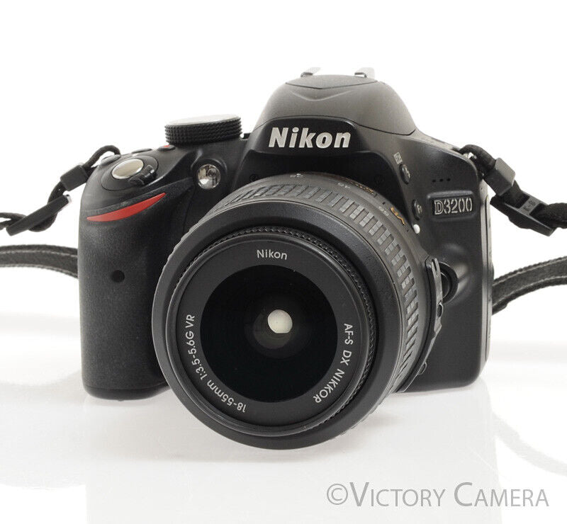 Nikon D3200 Digital SLR Camera Body w/ 18-55mm AF-S Lens -~36,200 Shutter Count- - Victory Camera