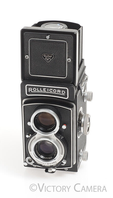 Rollei Rolleicord VB 6x6 Medium Format TLR Camera w/ 75mm f3.5 Xenar Lens -Nice- - Victory Camera