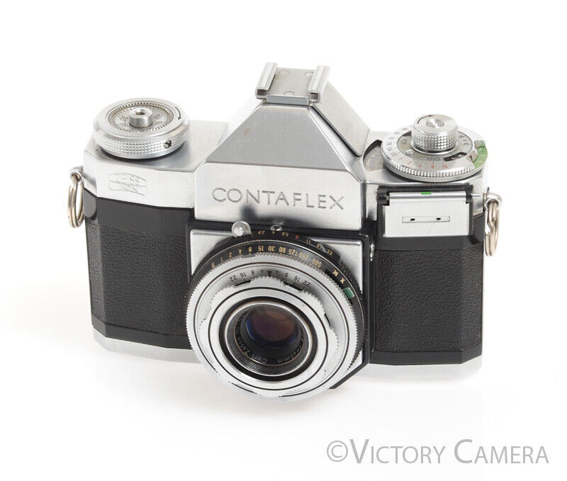Zeiss Ikon Contaflex II Camera w/ Tessar 45mm f2.8 Lens -As-Is, Jammed- - Victory Camera
