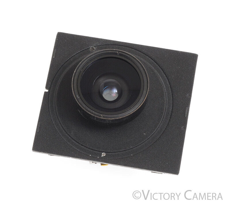 Schneider Super Angulon 65mm f8 View Camera Lens on 6x9 Linhof Board -Clean-