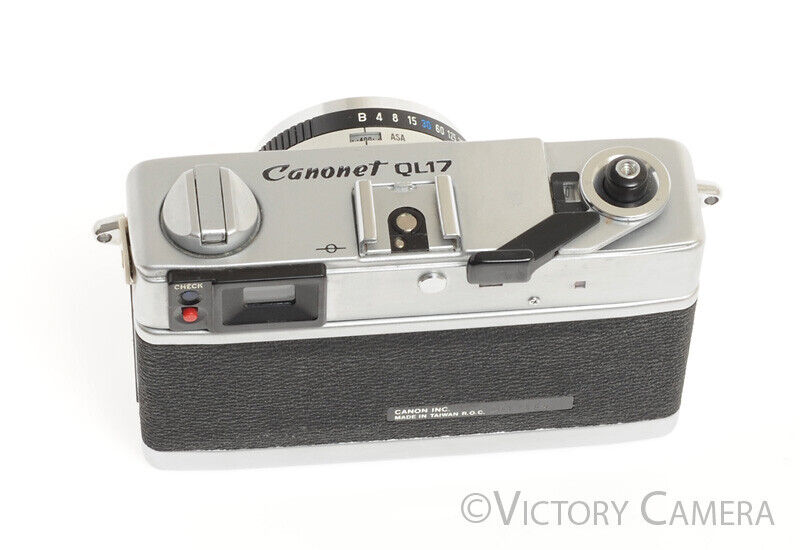 Canonet QL17 QL-17 GIII Rangefinder Camera -Clean, New Seals-