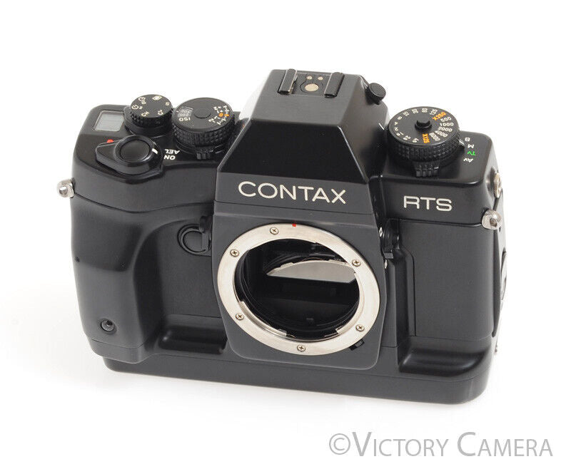 Contax RTS III Black 35mm SLR Camera Body -As-is/Parts Repair, Clean b