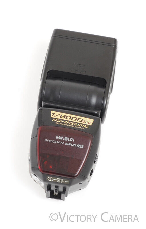 Minolta Program 5400 HS High Speed Sync Flash for 700si 707si -Clean in Case-