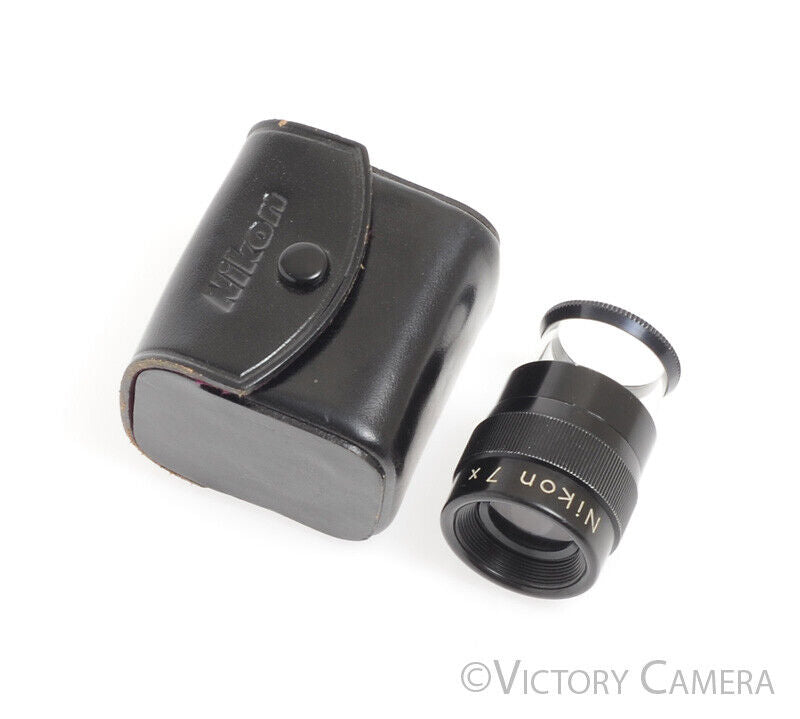 Nikon Lupe Loupe 7x Magnifier -Clean in Case- - Victory Camera