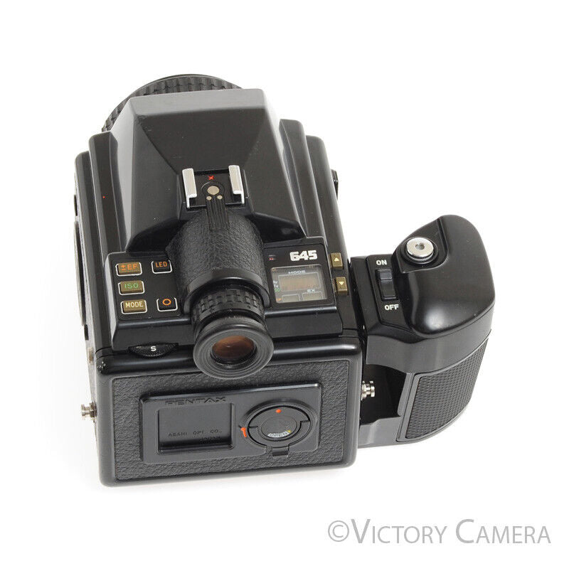 Pentax 645 Medium Format Film Camera w/ 75mm F2.8 Lens 120 Back