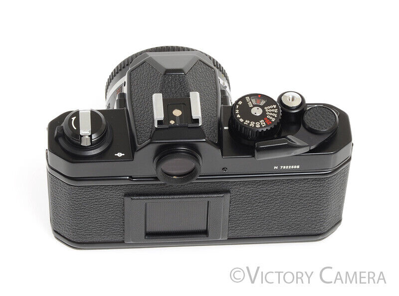 Nikon FM-2n FM2n Black Camera Body w/ 50mm f1.8 AI-S Prime Lens -New Seals-