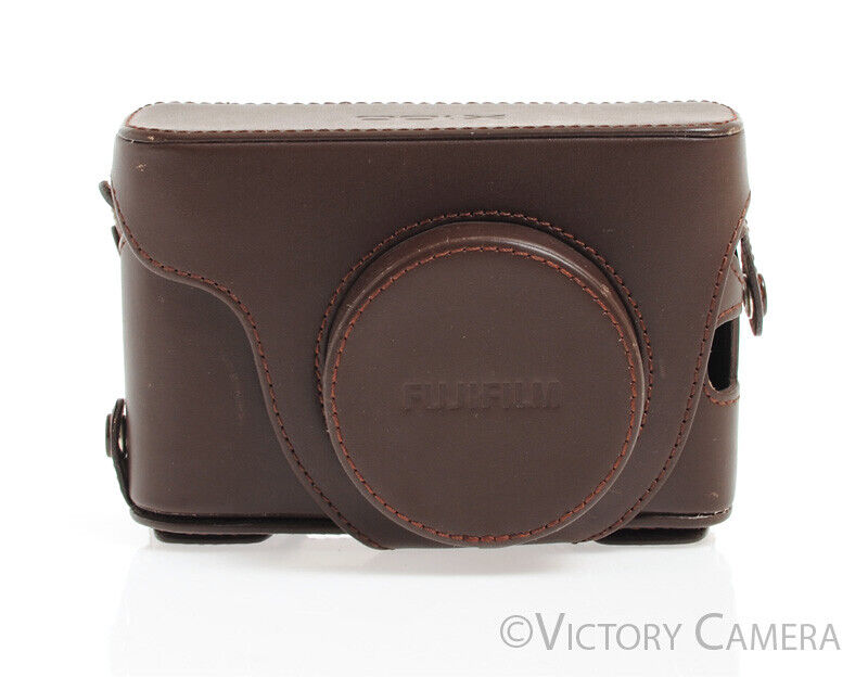 Fuji Fujifilm Genuine LC-X100S Leather Case and Strap for Fuji X100S  [EXC] - Victory Camera