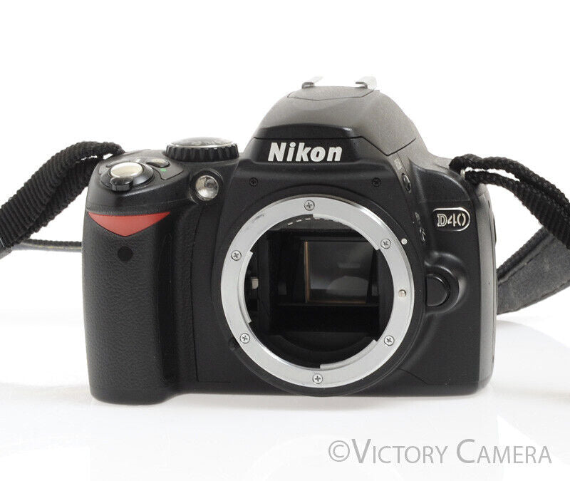 Nikon D40 Digital Camera Body with Charger -6600 Shutter Count- - Victory Camera