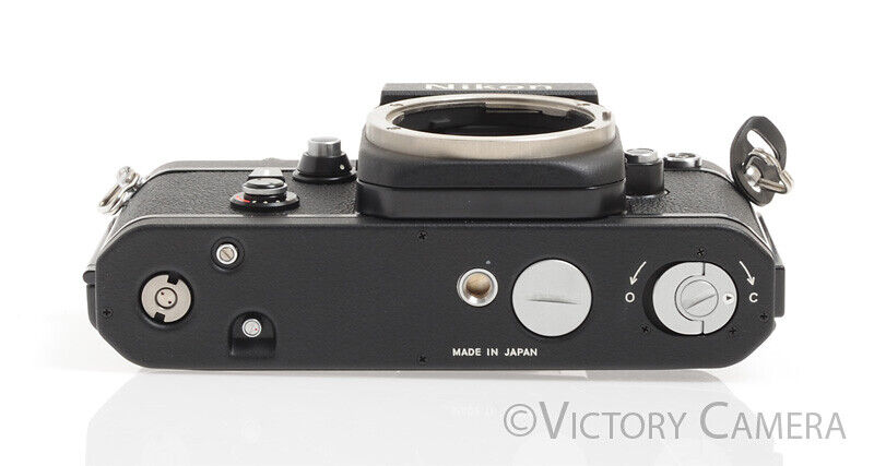 Nikon F2 Black Titan &quot;No Name&quot; Black 35mm SLR Camera -Mint- - Victory Camera