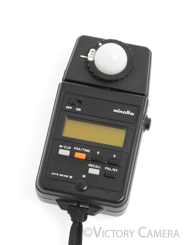 Minolta Auto Meter III Digital Ambient Light Meter -Clean- - Victory Camera