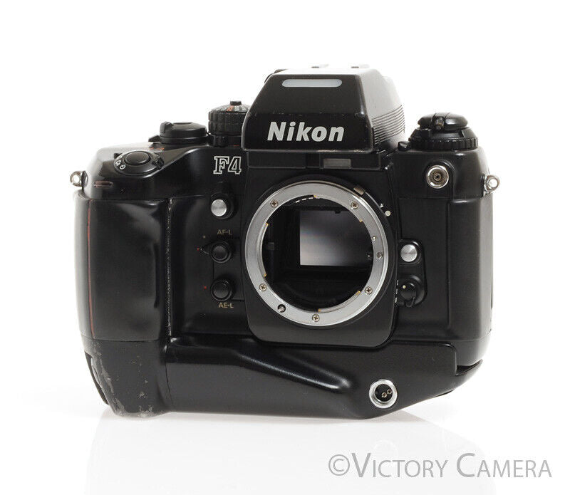 Nikon F4 35mm Pro Film Camera Body w/ MB-21 Battery Grip