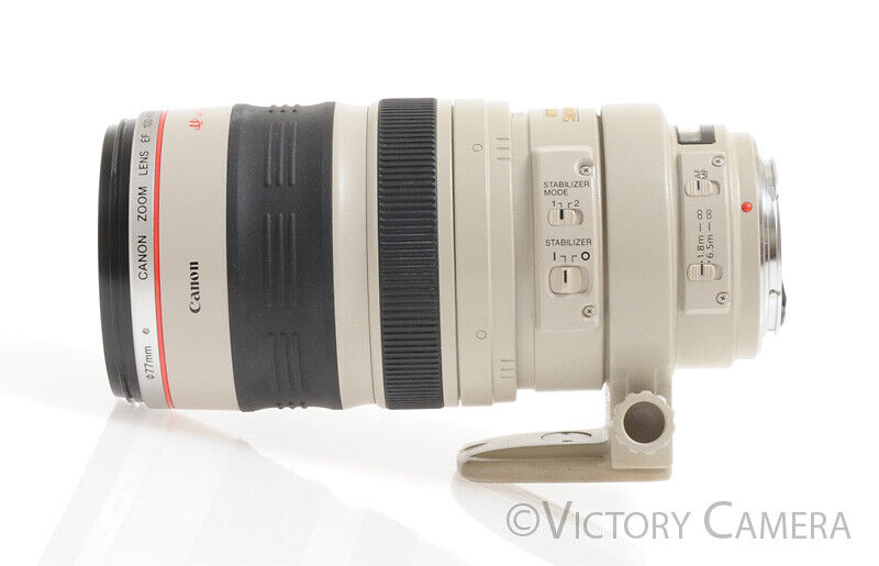 Canon EOS EF 100-400mm L IS USM 4.5-5.6 Lens w/ Shade &amp; Case -Very Clean-