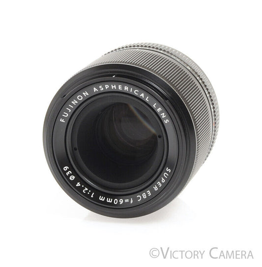 Fuji XF 60mm F2.4 R Macro Standard Prime Lens for X Mount [MINT] - Victory Camera