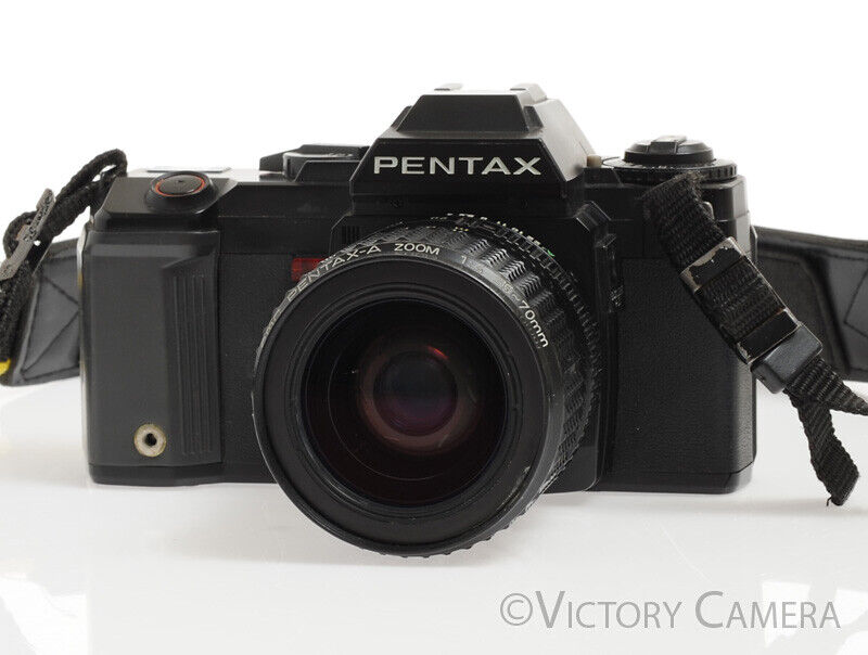 Pentax A3000 Date Black 35mm Camera w/ 35-70mm Zoom Lens - Victory Camera