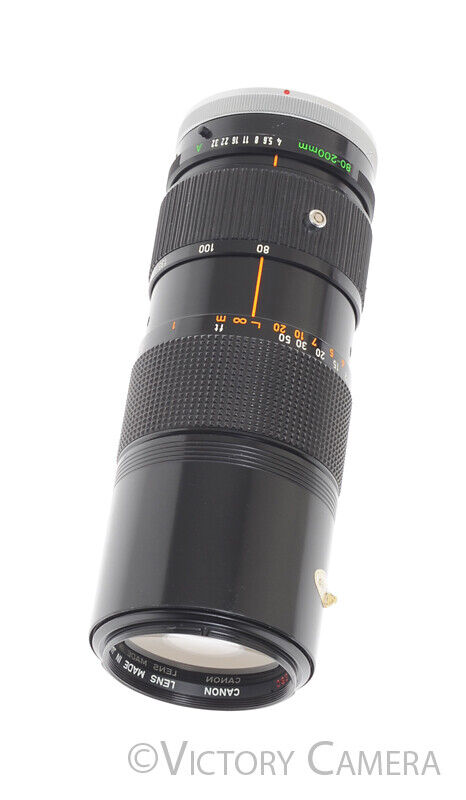 Canon FD 80-200mm f4 Telephoto Zoom Lens [AS-IS] - Victory Camera