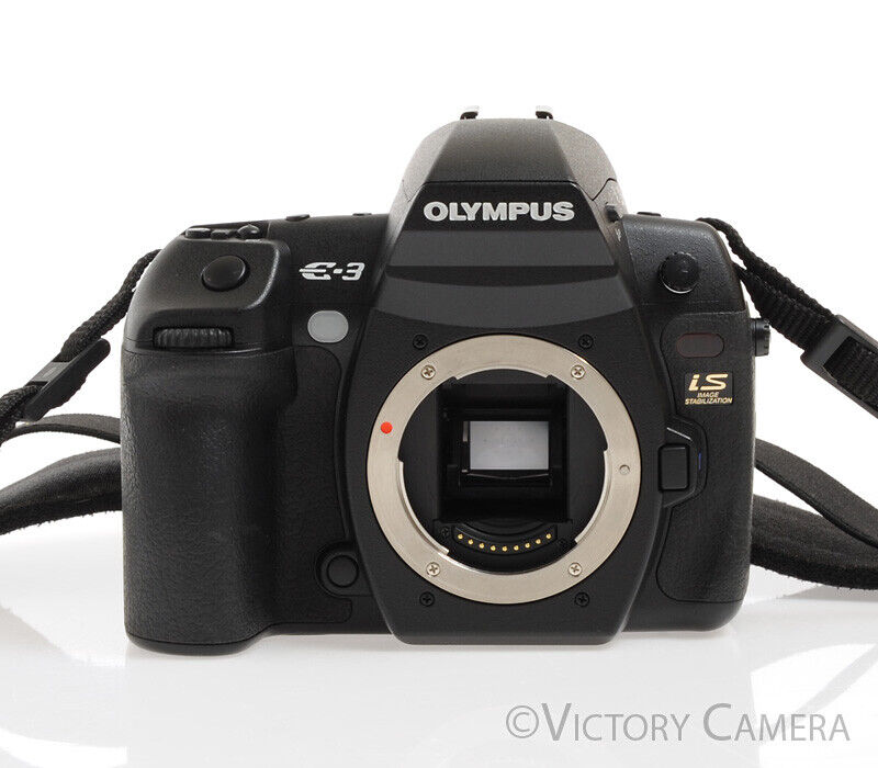 Olympus E-3 E3 IS 10.1MP Digital SLR Camera Body -Clean w/ Charger- - Victory Camera