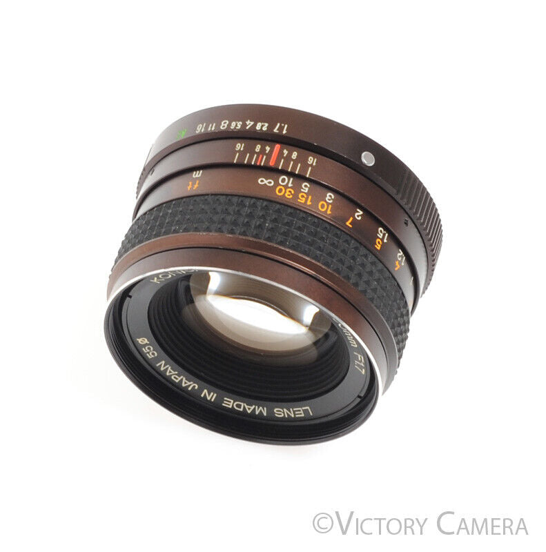 Konica Hexanon 50mm F1.7 AR Mount Prime Lens -Clean Glass- - Victory Camera