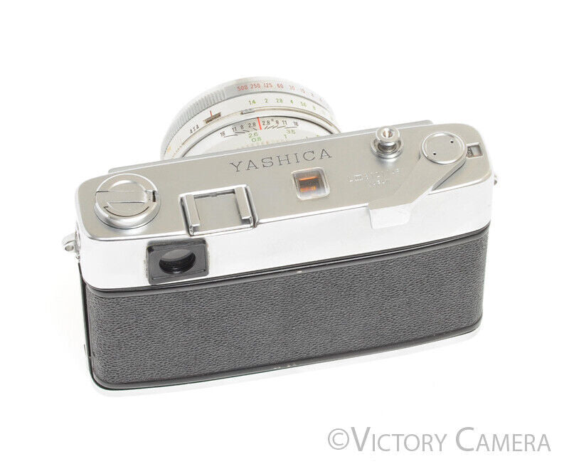 Yashica Lynx-14 Chrome 35mm Rangefinder Camera w/ 45mm f1.4 Lens -Parts, Fungus- - Victory Camera