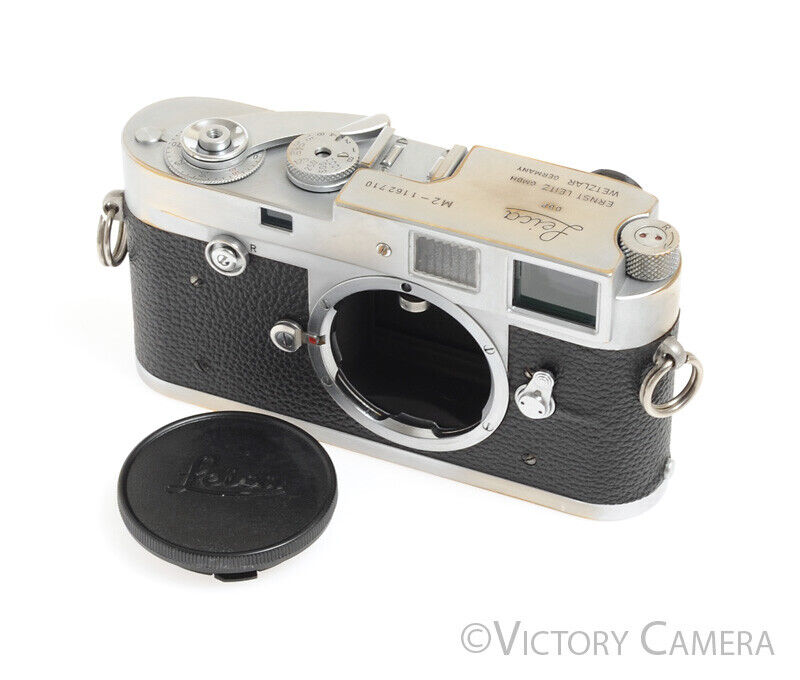 Leica M2 Chrome 35mm Rangefinder Camera Body w/ Upgraded Finder -YYE CLA- - Victory Camera