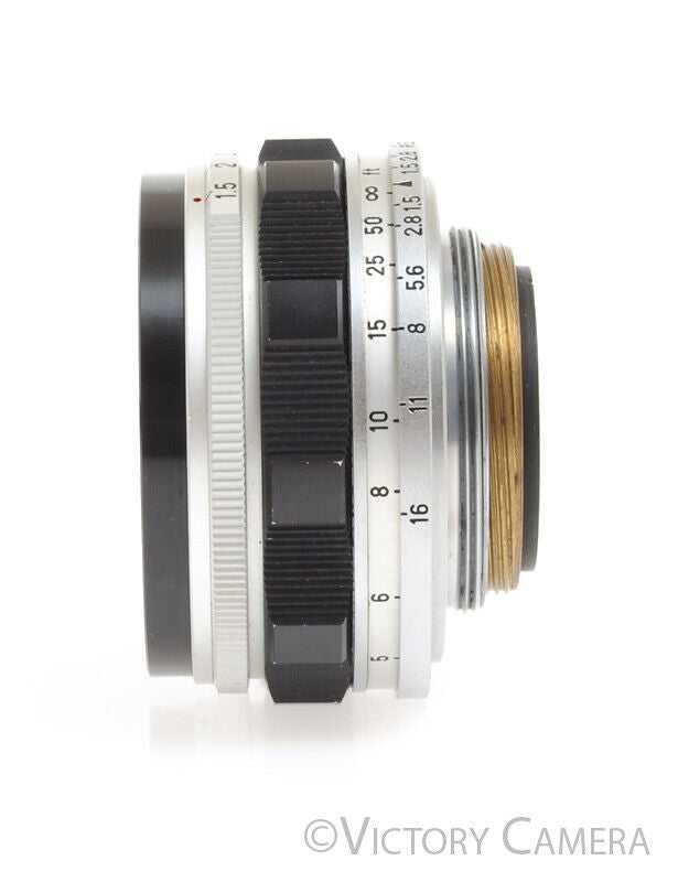 Canon 35mm f1.5 Rare LTM Fast Wide Angle Screw Mount Prime Lens -Clean- - Victory Camera