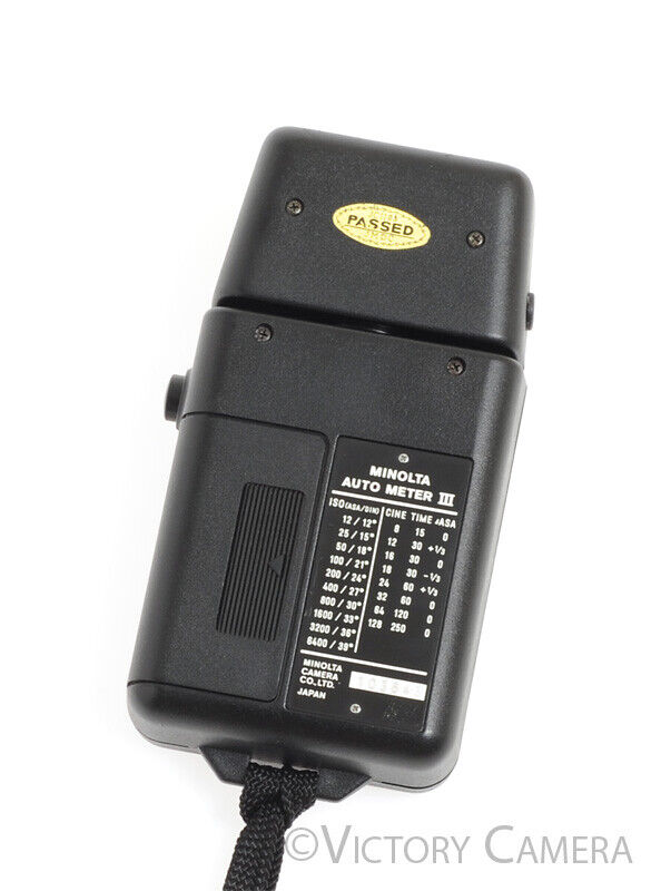 Minolta Auto Meter III Digital Ambient Light Meter -Clean- - Victory Camera