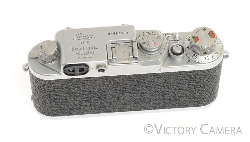 Leica IIIF Camera Color Dial Body -Clean and Working- - Victory Camera