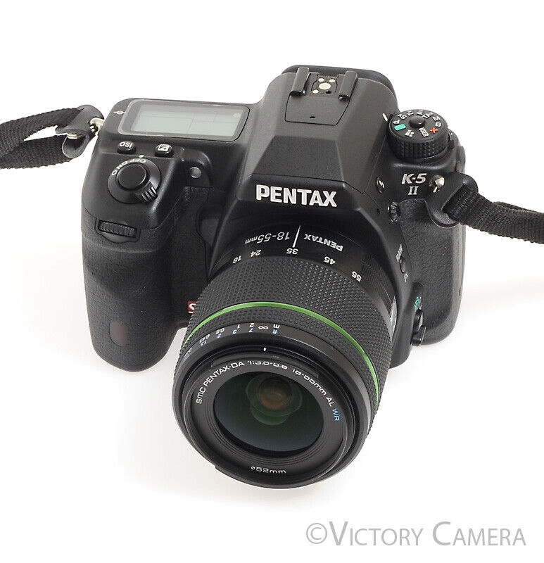 Pentax K-5 II 16.3MP Digital SLR w/ Pentax-DA 18-55mm f3.5-5.6 Zoom Lens -Clean-