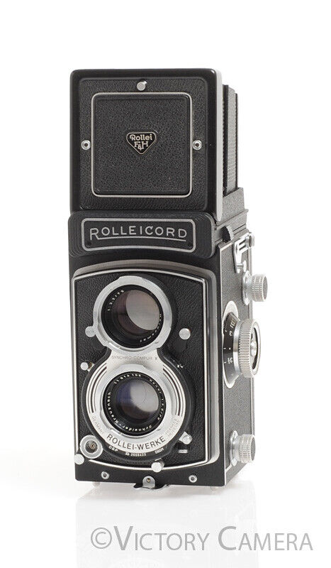 Rollei Rolleicord VB 6x6 Medium Format TLR Camera w/ 75mm f3.5 Xenar Lens -Nice- - Victory Camera