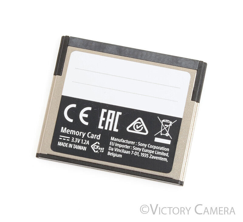 Sony CFast 2.0 128GB G 510 MB/s C-Fast Card - Victory Camera
