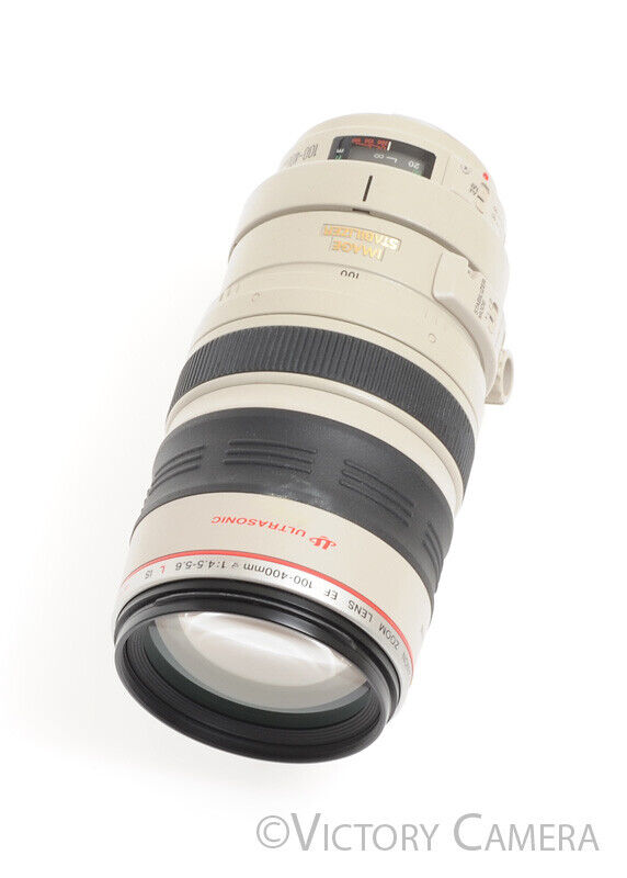 Canon EOS EF 100-400mm L IS USM 4.5-5.6 Lens w/ Shade &amp; Case -Very Clean-