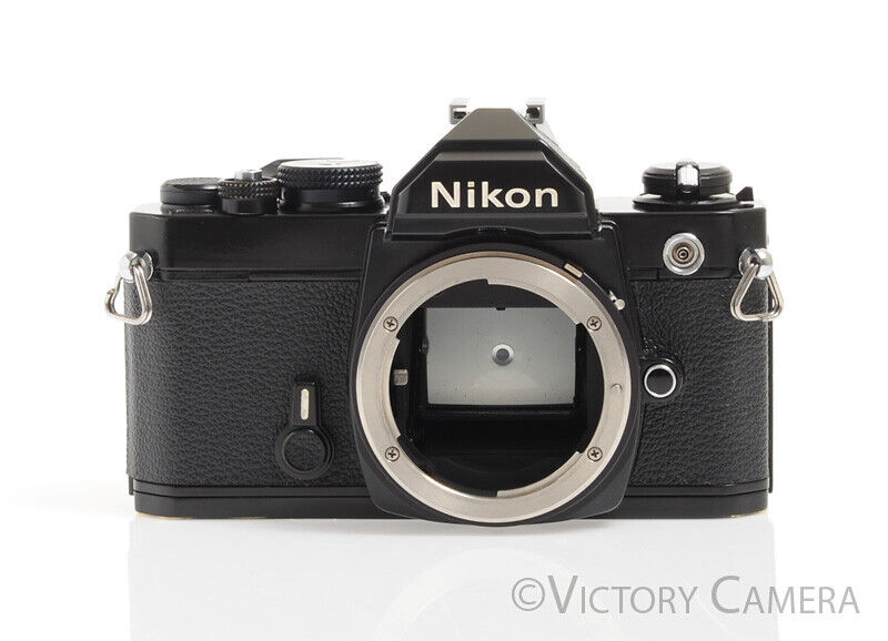 Nikon FM Black Camera Body (Early Version) -No Meter, Good Seals-
