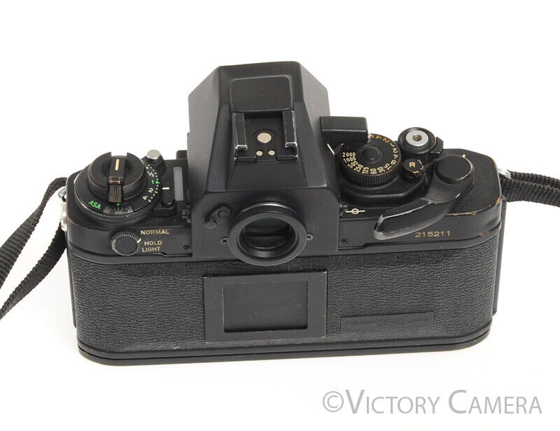 Canon F-1 New Black 35mm Camera Body -As is, Parts/Repair- - Victory Camera