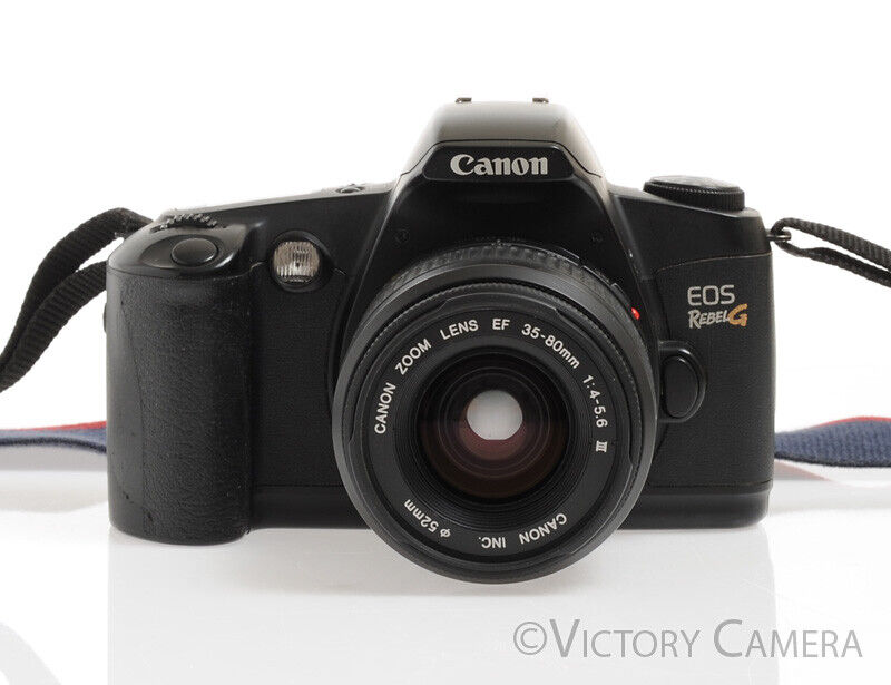Canon Rebel G Black 35mm Film Camera w/ 35-80mm Canon Lens