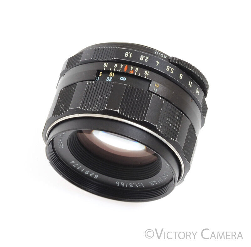 Pentax Super Takumar 55mm F1.8 M42 Screw Mount Standard Prime Lens -Clean- - Victory Camera